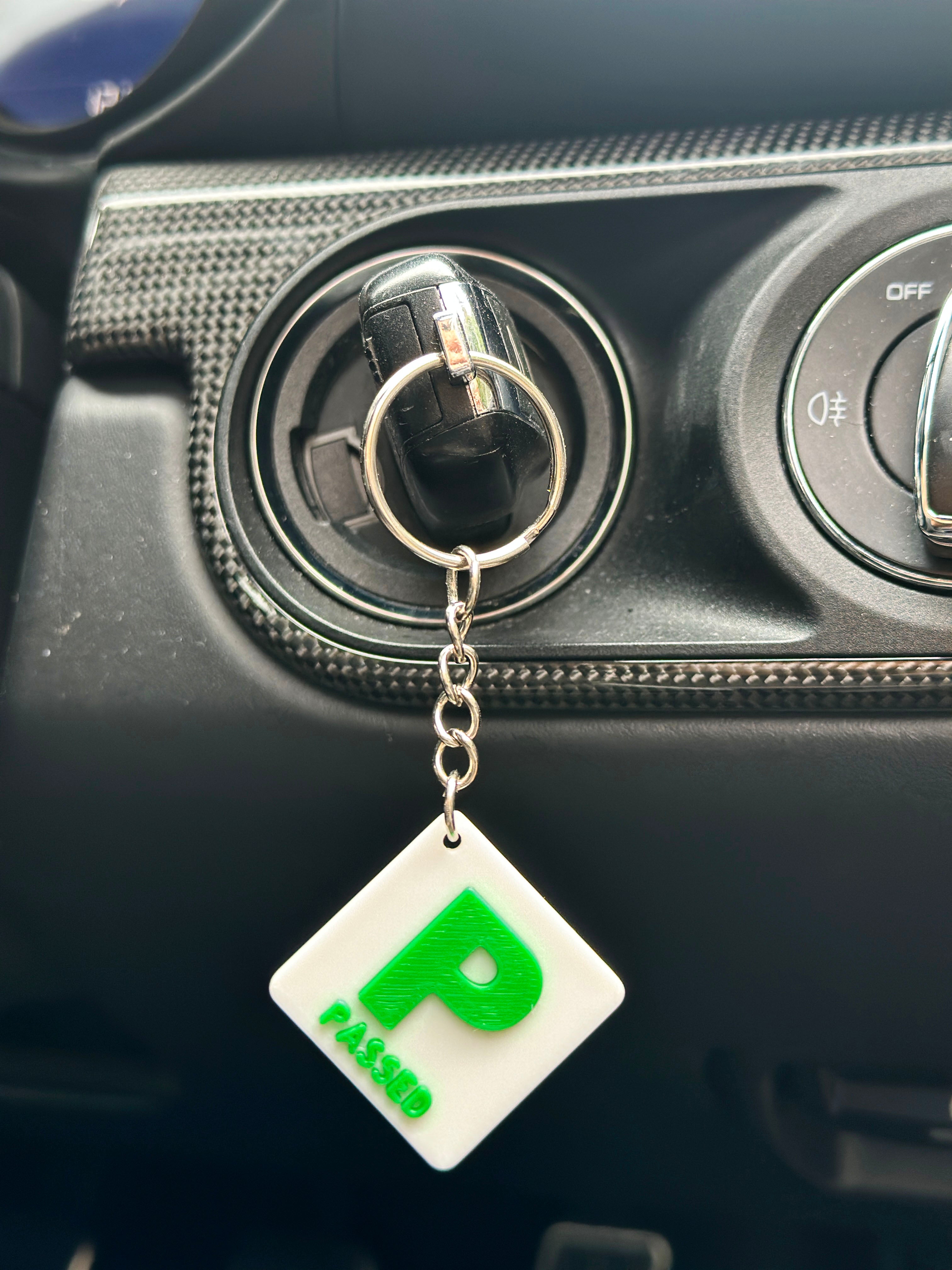 Personalised L Plate & P Plate Keyring | New Driver Gift | Learner Driver Passing Test Gift | Custom Name Keychain | Car Gift UK