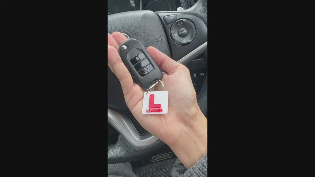 Personalised L Plate & P Plate Keyring | New Driver Gift | Learner Driver Passing Test Gift | Custom Name Keychain | Car Gift UK